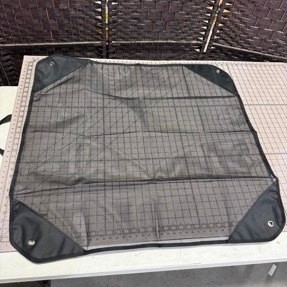 Heavy Duty Mesh Grill Mat | Nonstick Smoker Sheet with Metal Grommets - Picture 3 of 5